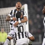 Foto LaPresse - Daniele Badolato06/01/2015 Torino ( Italia)Sport CalcioJuventus - InterCampionato di Calcio Serie A TIM 2014 2015 - Stadio "Juventus Stadium"Nella foto: Carlos Tevez esulta per il gol del 1-0Photo LaPresse - Daniele Badolato06 January 2015 Turin ( Italy)Sport SoccerJuventus - InterItalian Football Championship League A TIM 2014 2015 - "Juventus Stadium" Stadium In the pic: Carlos Tevez celebrates 1-0 goal